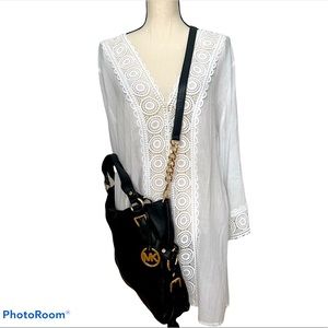 XL MICHAEL KORS PEBBLE GRAIN LEATHER HANDBAG | Preloved gently used